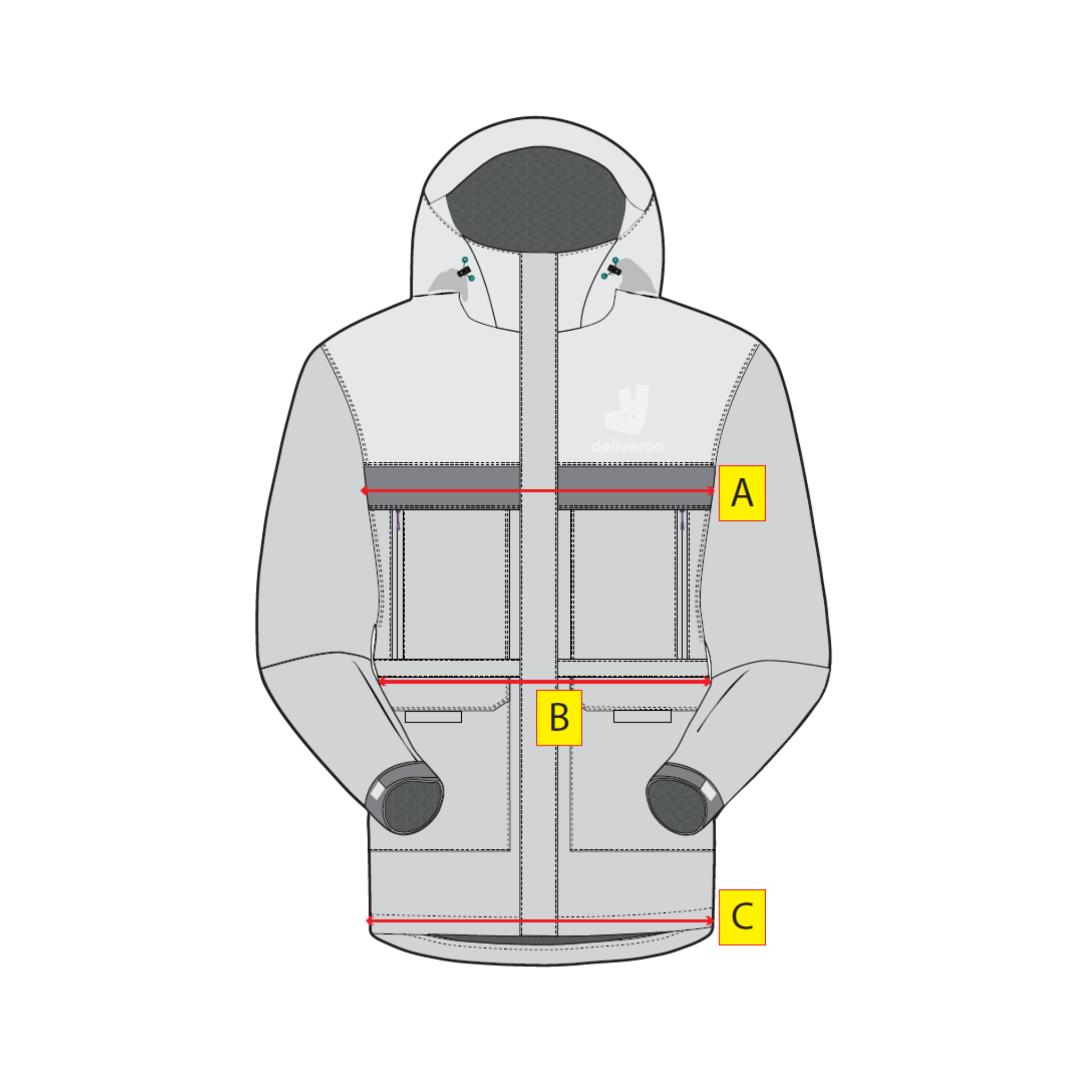 Guide des tailles : Veste d'hiver
